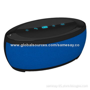 Wireless Bluetooth Portable Stereo Speaker with 1,600mAh/3.7V Battery Capacity